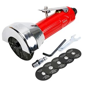 3inch Air Cut Off Tool ,Angle Grinder Pneumatic Cutting Machine With 6-Pieces 3″ Cutting Disc Set