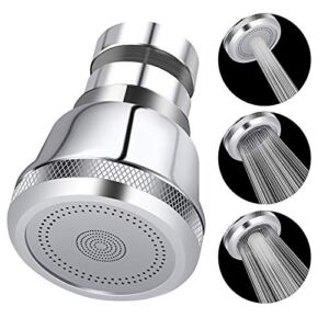RAFSON Kitchen Faucet Sprayer Head Attachment 360° Rotatable Stainless Steel Moveable Kitchen Sink Tap Head High Pressure Faucet Aerator Swivel Easy to Wash Dishes Wash Vegetables and Wash Fruits