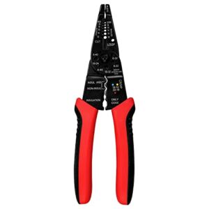 YIYITOOLS Wire Stripper Cutter Wire Stripping Tool – 8 Inch, Multi-Function Hand Tool，Professional Handle Design And Refined Craftsmanship,XT-1-001