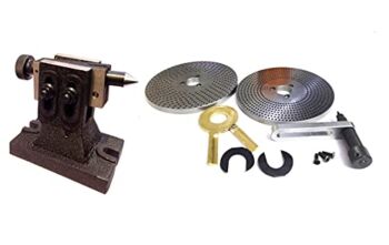 ADJUSTABLE TAILSTOCK & INDEXING PLATE FOR 8INCH/HV8 ROTARY TABLE 200MM HORIZONTAL & VERTICAL | The Storepaperoomates Retail Market - Fast Affordable Shopping