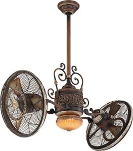 Minka-Aire Traditional Gyro LED 42″ Indoor Ceiling Fan in Belcaro Walnut