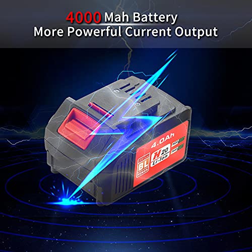 20V 4.0Ah Lithium-ion Battery for All DEXTRA Power Tools, Battery Replacement for Cordless Impact drills, Cordless Guns, Brushless Impact Drriver, Cordless USB Converters, etc. Fast charge | The Storepaperoomates Retail Market - Fast Affordable Shopping