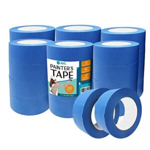 Reli. Painter’s Tape, Blue | 2″ x 55 Yards (1,430 Yards Total) | 26 Rolls – Bulk | Blue Painters Tape 2 Inch Wide | Paint Tape for Walls, Glass, Wood Trim | Painting/Masking Tape | Blue