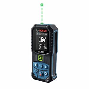 Bosch GLM165-27CGL 165′ BLAZE™ Ergonomic Cordless Green Laser Measure w/Bluetooth