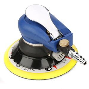 Random Orbital Sander Pneumatic Sander AT-980,for Polishing of Ironware,Automotive,Furniture,Wood,for Deal with Various Rough Surface,for Home Factory Use(6 inches)