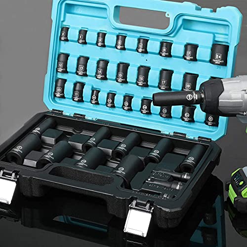 WORKPRO 20V Cordless Impact Wrench and DURATECH 38 Piece 1/2&3/8 Inch Drive Impact Socket Set | The Storepaperoomates Retail Market - Fast Affordable Shopping