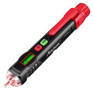 AVID POWER Voltage Tester, Non Contact Voltage Tester Dual Range AC 12V-1000V/48V-1000V, Electric Tester Pen with LCD Display, Buzzer Alarm&Live/Null Wire Judgment, Testing Pen with Flashlight