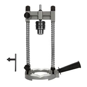 CertBuy Portable Drill Press for Hand Drill, Multi-Angle Drill Guide Attachment For 1/4 Inch and 3/8 Inch Adjustable Angle Drill Holder Guide, Portable Drill Guide with Chuck