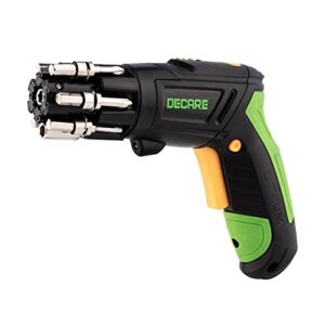 Decare Electric Cordless Screwdriver Rechargeable 3.6V Power Tools- Small Tool Set for Women and Men