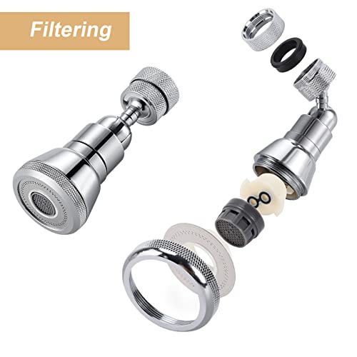 Kitchen Faucet Sprayer Attachment, Filter Faucet Aerator 360°rotating Faucet Extender, Suitable for Kitchen Sink,Bathroom Sink. | The Storepaperoomates Retail Market - Fast Affordable Shopping