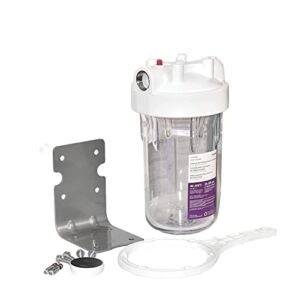 Whirlpool Large Capacity Whole House Filtration System | WHKF-DWHBB-Timer, Installation Kit & Reminder Included | Reduces Sediment, Sand, Soil, Silt, & Rust | Water Filter Not Included