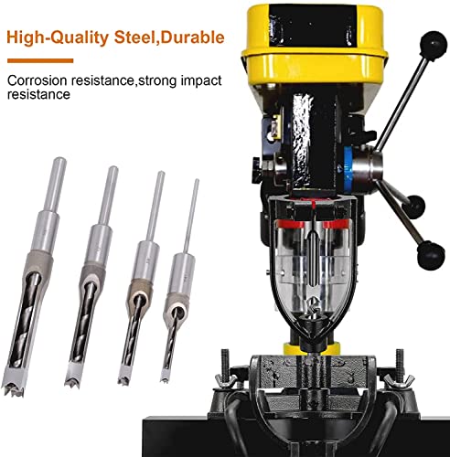 Mortising Attachment for Drill Press,4 Model Drills Chisel Set Mortise and Tenon Tools,Mortise Machine Attachment Drill Press Mortising Attachment Kit | The Storepaperoomates Retail Market - Fast Affordable Shopping