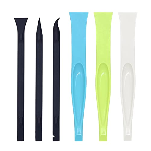 Plastic Scraper Tool, Carbon Fiber Multi-Purpose Scraper, Non-Scratch Cleaning Tool, Lottery Ticket Scratcher Tool, Sticker/Label Remover Tool, Pen Shaped Cleaning Tool for Tight Space/Crevice (6pcs) | The Storepaperoomates Retail Market - Fast Affordable Shopping
