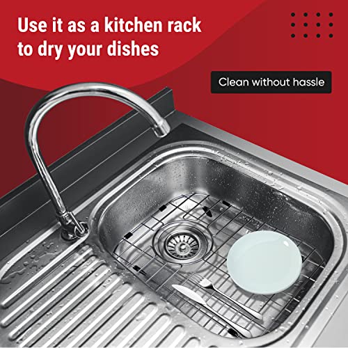 13×16 Inches Sink Protectors for Kitchen Sink – Sink Protector – Kitchen Sink Protector – Stainless Steel Sink Protector – Sink Grate for Bottom of Kitchen Sink – Kitchen Sink Rack – Sink Bottom Grid | The Storepaperoomates Retail Market - Fast Affordable Shopping