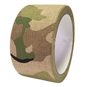 homeemoh 5cm x 5m Self Adhesive Protective Camouflage Tape, Camo Wrap Waterproof Tape Stretch Bandage Stealth Duct Tape for Outdoor Hunting Military Camping,CP