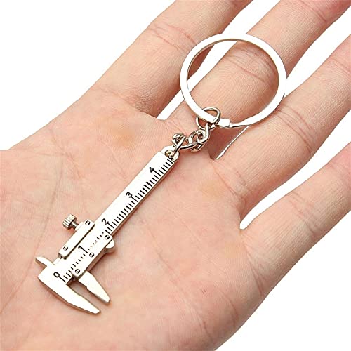 ZHUIGUANG Mini Vernier Calipers Pendant Keychain Portable Measuring Gauges Tools Key Ring,Silver | The Storepaperoomates Retail Market - Fast Affordable Shopping