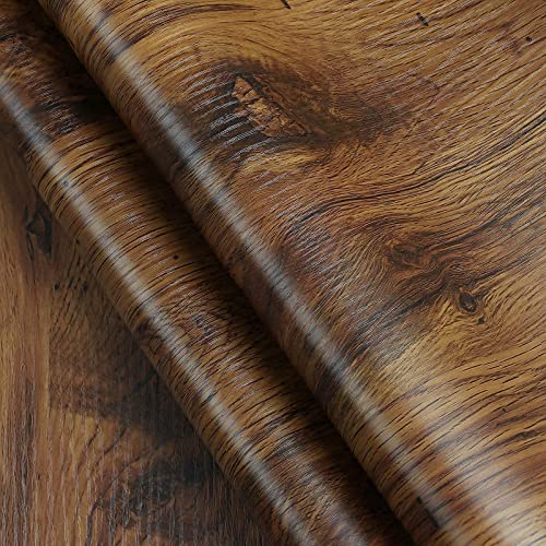 Dimoon Wallpaper 118″x15.7″Wood Contact Paper Brown Waterproof Wood Peel and Stick Wallpaper Thicken Texture Wood Wallpaper Removable Yellow Rustic Wood Grain Self-Adhesive Vintage Cabinet Table Roll | The Storepaperoomates Retail Market - Fast Affordable Shopping