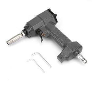 Fastening Metal High Precision Air Nail Gun, Lightweight Nailer Gun, Compact Size for Picture Frames Leather Shoes Finish Pin Gun Woodworking Tools