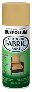 Rust-Oleum 358834 Outdoor Fabric Spray Paint, 12 oz, Khaki