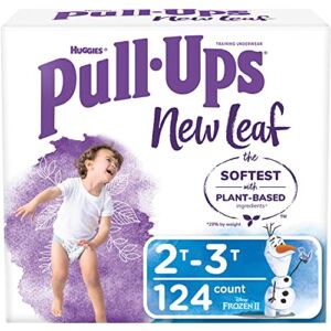 Pull-Ups New Leaf Boys’ Disney Frozen Potty Training Pants Training Underwear, 2T-3T, 124 Ct