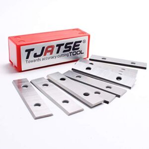 TJATSE 2″ Carbide Scraper Blades 10 pcs Double-Edged Reversible Heavy Duty Replacement Blades to Remove Paint, Varnish, Wood, Glue, Fit for TJATSE,Oneida Air,Warner100X Scraper