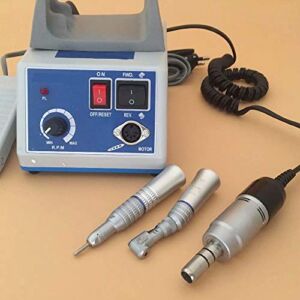 Lab Model Work Trimming Nails Drill Micro Motor 35000rpm+Contra Corner +Straight Nose