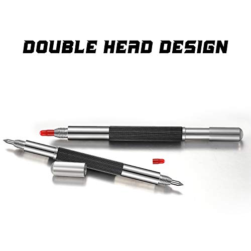 8 Pieces Double Head Tungsten Caride Tip Scriber Engraving Pen Tip Scriber Metal Etching Engraving Pen for Glass Metal Ceramics Tile Stone Aluminum Alloy Wood | The Storepaperoomates Retail Market - Fast Affordable Shopping