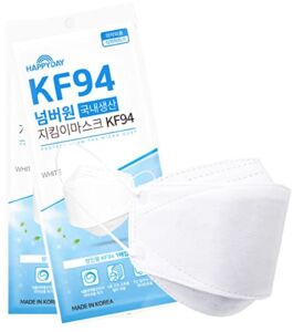 HAPPYDAY A Set of 25 Packages Made in KOREA KF94 White Face Mask for Adult