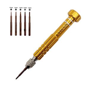 5-in-1 Multifunctional Screwdriver, Small Precision Slotted Screwdriver Set, Mini Phillips Screwdriver for Electronics, Eyeglasses, Computer, Toy