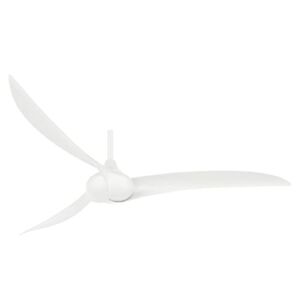 Minka-Aire F855-WH Wave 65″ Ceiling Fan with Remote Control in White Finish