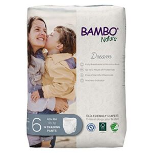 Bambo Nature Premium Eco-Friendly Training Pants (SIZES 4 TO 6 AVAILABLE), Size 6, 19 Count