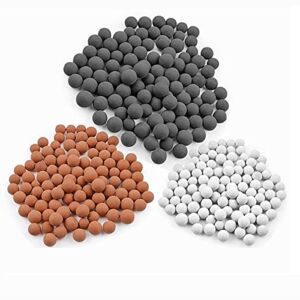 Replacement Anion Mineral Beads Stones Balls for Filter Showerhead 3 Kinds (Diameter 5-6mm)