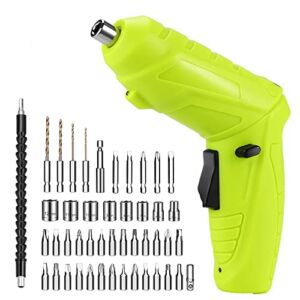 47 in 1 Power Screwdrivers, 3.6V Portable Home DIY Small Electric Screwdriver, Rechargeable Mini Multifunctional Electric Drill Tool Box Set