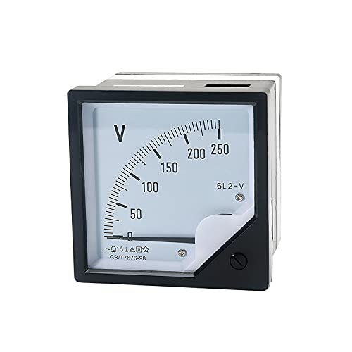 Heyiarbeit AC 0-250V Analog Panel Voltage Gauge 6L2 Volt Meter for Voltage Measurement Devices 1Pcs | The Storepaperoomates Retail Market - Fast Affordable Shopping