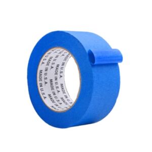 WOD PMT21B Blue Painter’s Tape – 2 inch x 60 yds. Thick & Wide Masking Tape for Safe Wall Painting, Building, Remodeling, Labeling, Edge Finishing