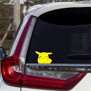 Car Stickers Pikachu Waterproof Removable Window Bumper Stickers Pikachu Gift