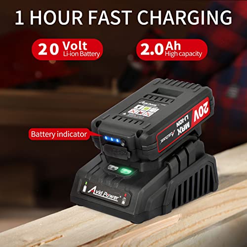 AVID POWER Drill Set Cordless 20V Electric Drill with Battery and Fast Charger, Variable Speed, 23+1 Torque Setting, 23pcs Accessories Drill Kit, Hand Drill with 1/2-Inch Metal Keyless Chuck | The Storepaperoomates Retail Market - Fast Affordable Shopping