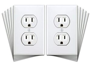 Fake Electrical Outlet Sticker, Hilariously Funny Joke Power Outlet Decals, Wall Outlet Decal Gag is Great for April Fools Office Prank, Includes 10 Plug in Socket Stickers