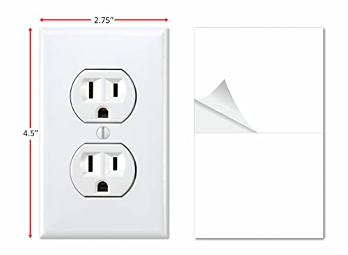 Fake Electrical Outlet Sticker, Hilariously Funny Joke Power Outlet Decals, Wall Outlet Decal Gag is Great for April Fools Office Prank, Includes 10 Plug in Socket Stickers | The Storepaperoomates Retail Market - Fast Affordable Shopping