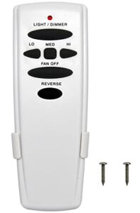 Ceiling Fan Remote Control Replacement for Hampton Bay, Hunter, with Wall Mount, Replace UC7078T CHQ8BT7078T CHQ7078T L3HMAY97FANHD RR7078TR L3H2003FANHD Fan-HD HD6 with Reverse Button (Remote Only)