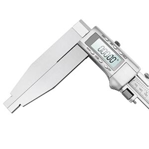 Mxmoonfree 20 Inch Digital Caliper Long Jaw Caliper with 6″ Jaw Depth Calipers Measuring Tool All-Metal Frame Large LCD Screen 0.0005″/ 0.01mm Resolution (20″/ 500mm)