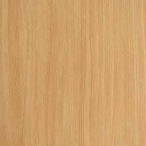 Wood Contact Paper Wood Wallpaper Peel and Stick Wallpaper Light Wood Grain Contact Paper for Cabinets Self Adhesive Wallpaper Removable Wallpaper 17.7×118 Inches PET Easy to Install & Clean