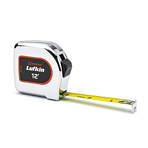 Crescent Lufkin 1/2 x 12′ Chrome Case Yellow Clad Tape Measure – L912-02 | The Storepaperoomates Retail Market - Fast Affordable Shopping