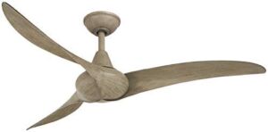 Minka-Aire F843-AMP, Wave 52″ Ceiling Fan with Remote Control, Ash Maple