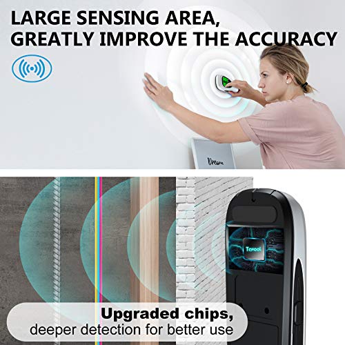 Stud Finder Wall Scanner – 6 in 1 Electronic Magnetic Stud Sensor Joist Drywall Wall Detector Beam Depth Finder Magnet Center Finding with LCD Display for Wood AC Wire Metal Studs Detection | The Storepaperoomates Retail Market - Fast Affordable Shopping