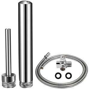 4 Pack Shower Enema System, VONDERSO 6-Foot Stainless Steel Shower Douche Kit with 2 Bathroom Handheld Nozzles & Regulator Knob for Most Shower Systems