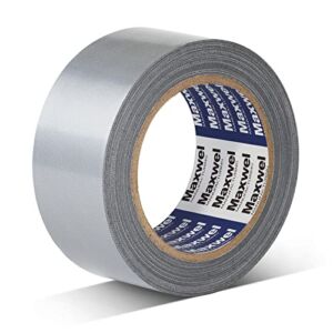 Duct Tape Heavy Duty Waterproof – 1.88 in 35 Yards Tearable Silver Duct Tape No Residue Strong Adhesive for Home Repair Use,Carpet Binding,Bundles