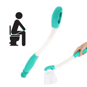 Toilet Aids Tools, Long Reach Comfort Wipe, Bottom Buddy Toilet Tissue Wiping Aid Ideal Daily Living Bathroom Aid for Limited Mobility