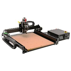 FoxAlien CNC Router Machine 4040-XE, 300W Spindle 3-Axis Engraving Milling Machine for Wood Metal Acrylic MDF Nylon Carving Cutting Arts and Crafts DIY Design