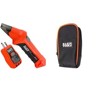 Klein Tools Digital Circuit Breaker Finder with GFCI Outlet Tester ET310 & Tools 69401 Multimeter Carrying Case